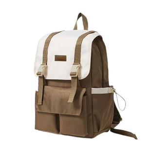 Student <b>Backpack</b> For Women Japan Style 15 Inches <b>Large</b> Capacity Softback With Curved Shoulder Straps And Interior Zipper Pocket - Product Image 5