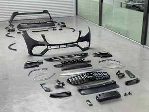 <span class=keywords><strong>2022</strong></span> nuevo modelo GLE63 AMG Facelift Body Kit para <span class=keywords><strong>mercedes</strong></span>-benz <span class=keywords><strong>ML</strong></span> clase W164 GLE W166 Uprade parachoques delantero y trasero Runde diseño - Product Image 6