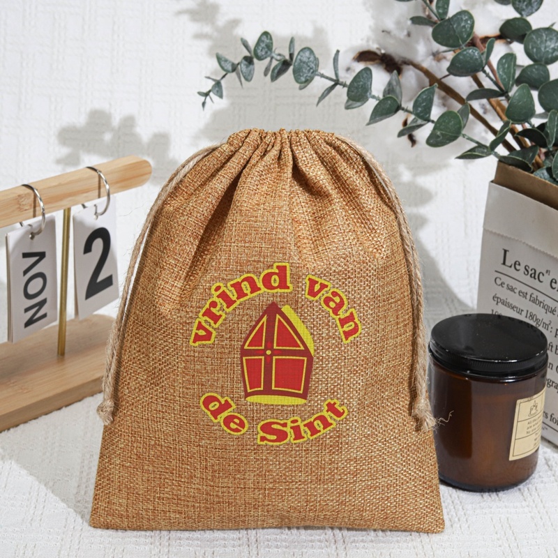 Manufacturers Custom Logo Printed Natural Jute