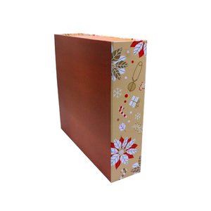 Boîte de calendrier de l'avent de Noël personnalisée avec ruban rouge, boîte cadeau compte à rebours de 24 jours pour les fêtes, OEM disponible - Product Image 4