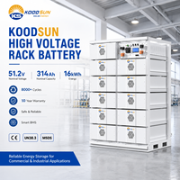 Baterai LiFePO4 Rak Tegangan Tinggi Koodsun Commercial ESS 225kWh Paket Baterai Penyimpanan Daya Cadangan Surya yang Dapat Disesuaikan dengan Cepat