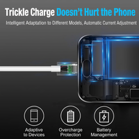 Câble Micro USB à charge rapide 2A avec logo personnalisé en PVC TPE, longueur 1m, compatible voiture, pour téléphones mobiles Android, conducteur en cuivre pur