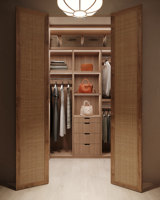 YK Dressing Moderne en Bois Meuble de Chambre Réglable Montage Facile Armoire de Rangement Convertible pour Vêtements pour Villa