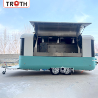 Remorque alimentaire mobile personnalisée Truth, entièrement équipée avec cuisine complète, pour restaurant, poulet rôti et tacos