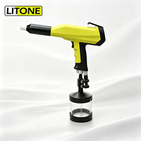 Machine de revêtement électrostatique industrielle pour jantes de voiture, alliage d'aluminium, pièces automobiles, finition métallique durable OPT2-PRO-C