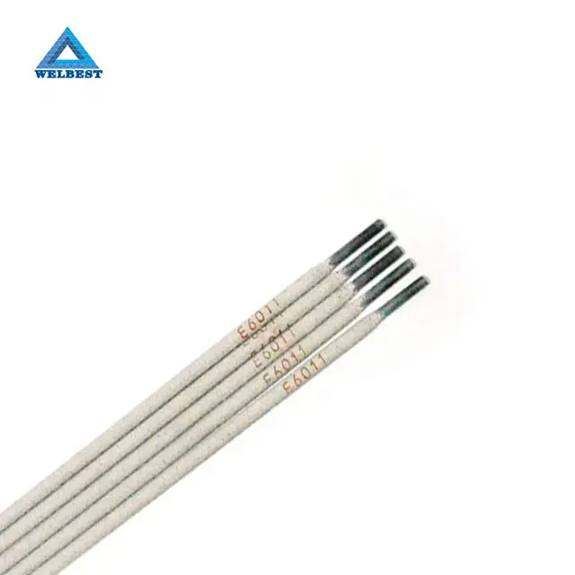 Aws a5.1 e6011 eletrodos de soldagem celulose para soldagem de aço leve