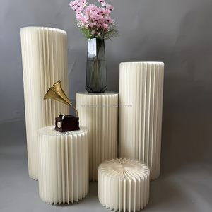 ฉากหลังอะคริลิคแบบรังผึ้งสำหรับงานแต่งงาน ดีไซน์ทันสมัย รุ่นใหม่ล่าสุด สำหรับจัดแสดงนิทรรศการ  ฉากกั้นห้องแบบพับได้ - Product Image 4