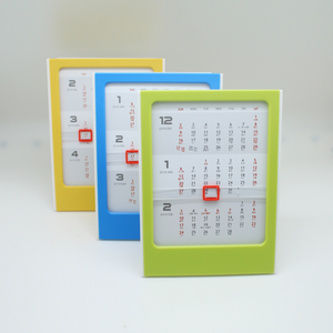 Benutzer definierte Promotion 2026 Schreibtisch Tisch kalender 2027 De L'avent Calendario Maquill ajr Kalender Acryl Tisch kalender Design - Product Image 6