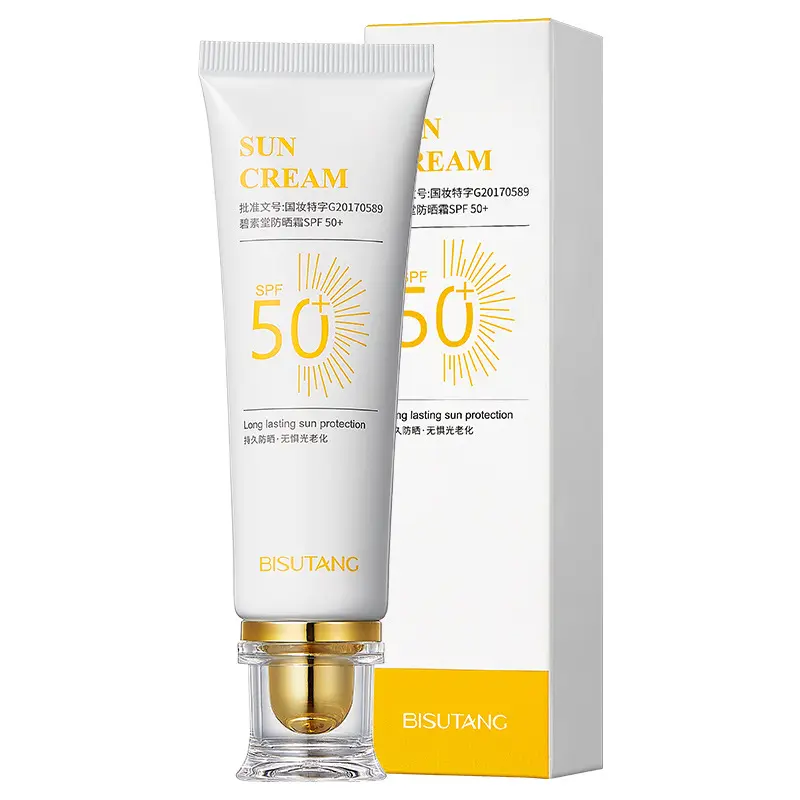 Private Label Zon Screen Lotion Zonnebrandcrème Gezicht Crème Langdurige Zon Bescherming Anti Zonnebrand Sunblocking Zonnebrandcrème Spf 50