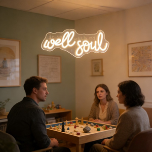 IT Is Well With My Soul Insegna al neon a LED dimmerabile alimentata tramite USB, decorazione da parete multiuso per bar, salone, palestra, ufficio, sala giochi - Product Image 6