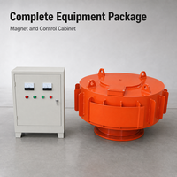 Séparateur magnétique électromagnétique suspendu RCDB pour convoyeur à bande, usine minière et cimentier