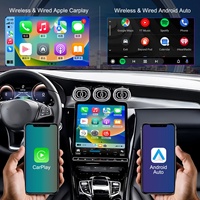 Autoradio Android Carplay pour Mercedes Benz GLC X253 Classe C W205 2015-2022 Écran d'instrumentation LCD Navigation Grille d'aération