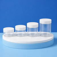 Boîtes en plastique transparentes pour aliments cylindriques de 30, 50, 60, 80 ml pour café, biscuits, bonbons, miel, gâteaux