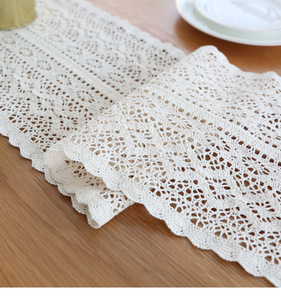 Retro corte encaje <span class=keywords><strong>gancho</strong></span> flor hueco algodón borla mantel <span class=keywords><strong>mesa</strong></span> <span class=keywords><strong>de</strong></span> comedor decoración hecha a mano Navidad ganchillo camino <span class=keywords><strong>de</strong></span> <span class=keywords><strong>mesa</strong></span> - Product Image 6