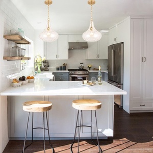 Hiện đại trang trại thủy tinh ánh sáng mặt dây chuyền với vàng kết thúc cho nhà bếp đảo hành lang hoặc lối vào-khách sạn hoặc nhà dự án - Product Image 5