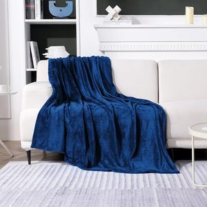Vente en gros 2025 Offre Spéciale 100% Polyester Microfibre Jeter Couleur Unie Flanelle Couverture Polaire - Product Image 2