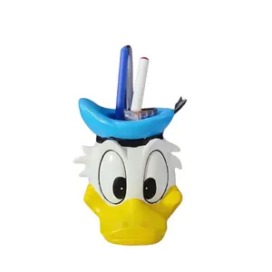 custom pencil vase Resin Pen Holder Ornament cute duck Creative Resin Handicraft Ornaments Resin Figurine Gifts