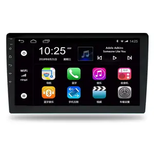 Good quality android car radio double din 2din 9 inch car dvd player with rear camera navigation wifi