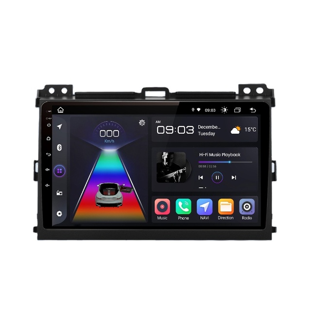Junsun Carplay Android Auto Car Radio for Toyota Prado 120 2004 - 2009 Car DVD Player for Toyota Prado 120 Car Radio Stereo
