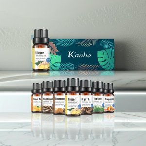 Échantillon gratuit de Kanho, huile essentielle de gingembre, huile essentielle de massage pour le ventre, huile <span class=keywords><strong>bio</strong></span> amincissante et raffermissante pour l'abdomen - Product Image 1