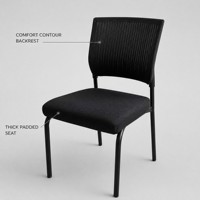 Chaise de conférence ergonomique empilable et respirante en maille pour personnel de bureau, best-seller