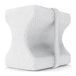 Luna [Memory Foam Knee Pillow] for Side Sleepers Featured on [The