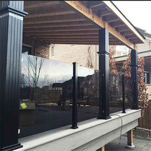 HotSaleRoof Edge Protection contre les chutes Garde-corps de sécurité Rail de toit les garde-corps les moins chers pour balcon extérieur Balcon Garde-corps en verre avant - Product Image 2