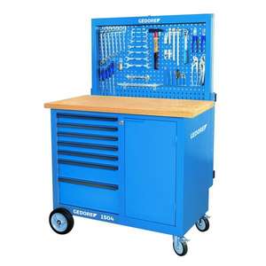 GEDORE - 6624450 Établi avec panneau arrière-EAN 4010886662441 BANCS DE TRAVAIL ET TABLES - Product Image 1