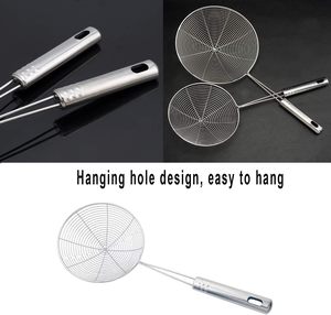 Kitchen Cookware Stainless Steel <b>Mesh</b> Ladle and Colander Silver Net Colander <b>Strainer</b> for Home Use - Product Image 4