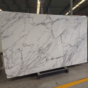 Vente en gros TMZ Stone Statuario Dalle de marbre blanc Design moderne Surface polie pour les applications hôtelières ODM/OEM disponible - Product Image 2