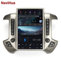 Lecteur DVD de voiture Navihua 14,4'' pour Chevrolet Silverado/GMC/SIERRA 2014-2018 Écran Tesla Radio de voiture Android GPS Multimédia Carplay