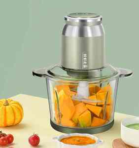 محضر طعام كهربائي ألماني متعدد الوظائف للمنزل، فرامة خضروات كهربائية متعددة الاستخدامات، آلة لهرس الفوفو، مفرمة طعام - Product Image 1