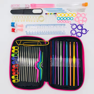 DIY 100PCS Aluminum Colorful Knitting Needle Tool <b>Set</b> <b>Crochet</b> <b>Hook</b> <b>Set</b> - Product Image 1