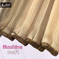 Nueva Llegada, Más Vendida, Extensiones de Cabello Humano Virgen 100% Natural, Color Claro, Doble Trama, Gran Venta