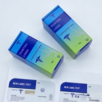 Étiquettes holographiques de qualité supérieure, boîtes personnalisées avec logo pour l'emballage de flacons de 3 ml, 5 ml, 10 ml