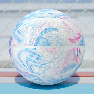 Ballon de <span class=keywords><strong>basket</strong></span>-ball n°7/n°6, haute élasticité, résistant à l'usure, pour adultes, intérieur/extérieur, entraînement professionnel, en PU, absorbant l'humidité - Product Image 5
