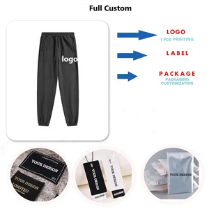 <span class=keywords><strong>กางเกง</strong></span>วอร์มขาบานทรงฮิปฮอปผ้าฝ้ายหรูหราสั่งทำพิเศษสำหรับผู้ชายทรงโอเวอร์ไซส์ - Product Image 6