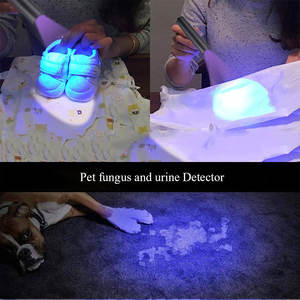 365nm UV Torch taşınabilir Pet İdrar akrep dedektörleri alüminyum alaşım Usb şarj edilebilir UV el feneri özelleştirmek logosu - Product Image 6