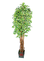 Ensemble d'arbres Opive de luxe de 100 cm pour Jardins, Maisons et Restaurants – Simulation réaliste de Banyan en plastique