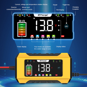 2023 productos innovadores EU/US/UK/AU 12 voltios identificación automática 4 colores cargador de batería inteligente para coche - Product Image 2