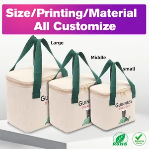 Newest high quality thermal bag OEM Logo printed bag men insulated bag