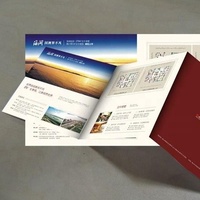 Brochure d'entreprise personnalisée impression catalogue livre instructions affiche Flyer imprimante plié Flyer impression