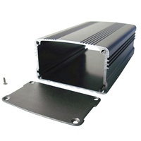 Boîtier de boîtier en aluminium extrudé personnalisé en usine boîtier d'amplificateur de puissance boîtier PCB boîtier électronique en aluminium extrudé anodisé