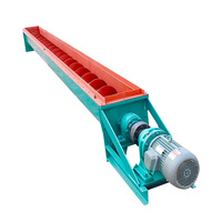 Convoyeur à vis industriel robuste en acier inoxydable/acier au carbone anti-poussière pour ciment/grain/poudre nouvel état