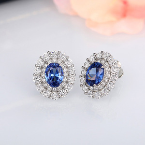 Orecchini a Perno Ovali Vintage per Donne, Gioielli per Orecchie Classici ed Eleganti alla Moda - Product Image 6