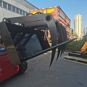 Fourche de fixation compacte pour chargeuse sur chenilles Mini <span class=keywords><strong>Skid</strong></span> <span class=keywords><strong>Steer</strong></span> Grappin Grass Fork Grappin <span class=keywords><strong>Root</strong></span> Râteau - Product Image 3