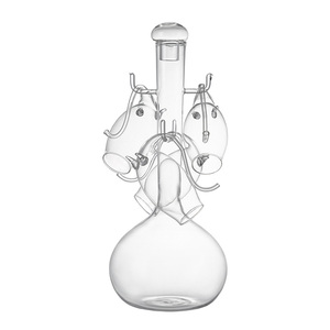 Crystal <span class=keywords><strong>Porto</strong></span> et Dessert Wine Sippers & Decanter Dinner Drink Verrerie Ensemble de 4 avec <span class=keywords><strong>Carafe</strong></span> - 3 oz Sipper <span class=keywords><strong>Carafe</strong></span> - Product Image 1