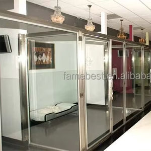 Pintu kaca Kennel anjing pintu kaca kandang hewan peliharaan besar pintu kaca - Product Image 1