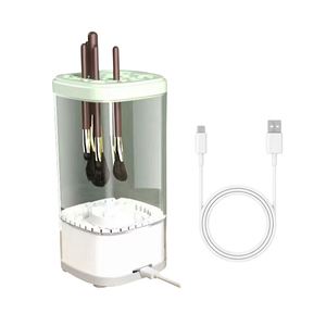 Custom Logo Makeup Brush <b>Cleaner</b> Automatic Rotating Makeup Brush <b>Cleaner</b> USB Portable Electric Makeup Brush Washing Machine - Product Image 3