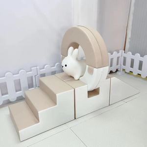 Toddler mềm chơi thiết bị thiết lập Sân chơi gạch bọt leo khối cho trẻ mới biết đi pastel mềm chơi thiết bị - Product Image 4